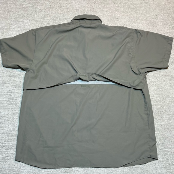 Great Smoky Mountains Park Vented Fishing Button Short Sleeve Shirt Men’s Sz.XXL - Picture 2 of 7